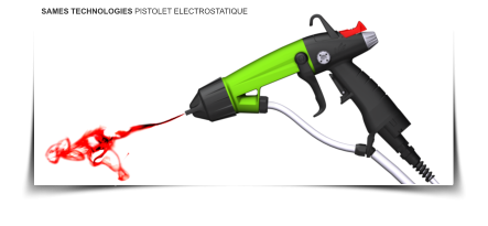 SAMES TECHNOLOGIES PISTOLET ELECTROSTATIQUE